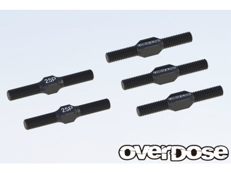Overdose Aluminium Turnbuckle Set for GALM / Color: Black