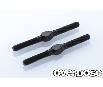 Overdose Alum. Turnbuckle 35mm for XEX / Black (2)