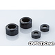 Alum. Shock Cap Set for XEX / Black (2)