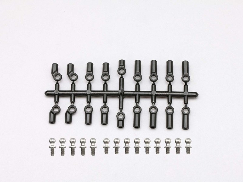 Yokomo High Precision Cutting Titanium Φ4.8mm Ball End Set Yokomo High Precision Cutting Titanium Φ4.8mm Ball End Set
