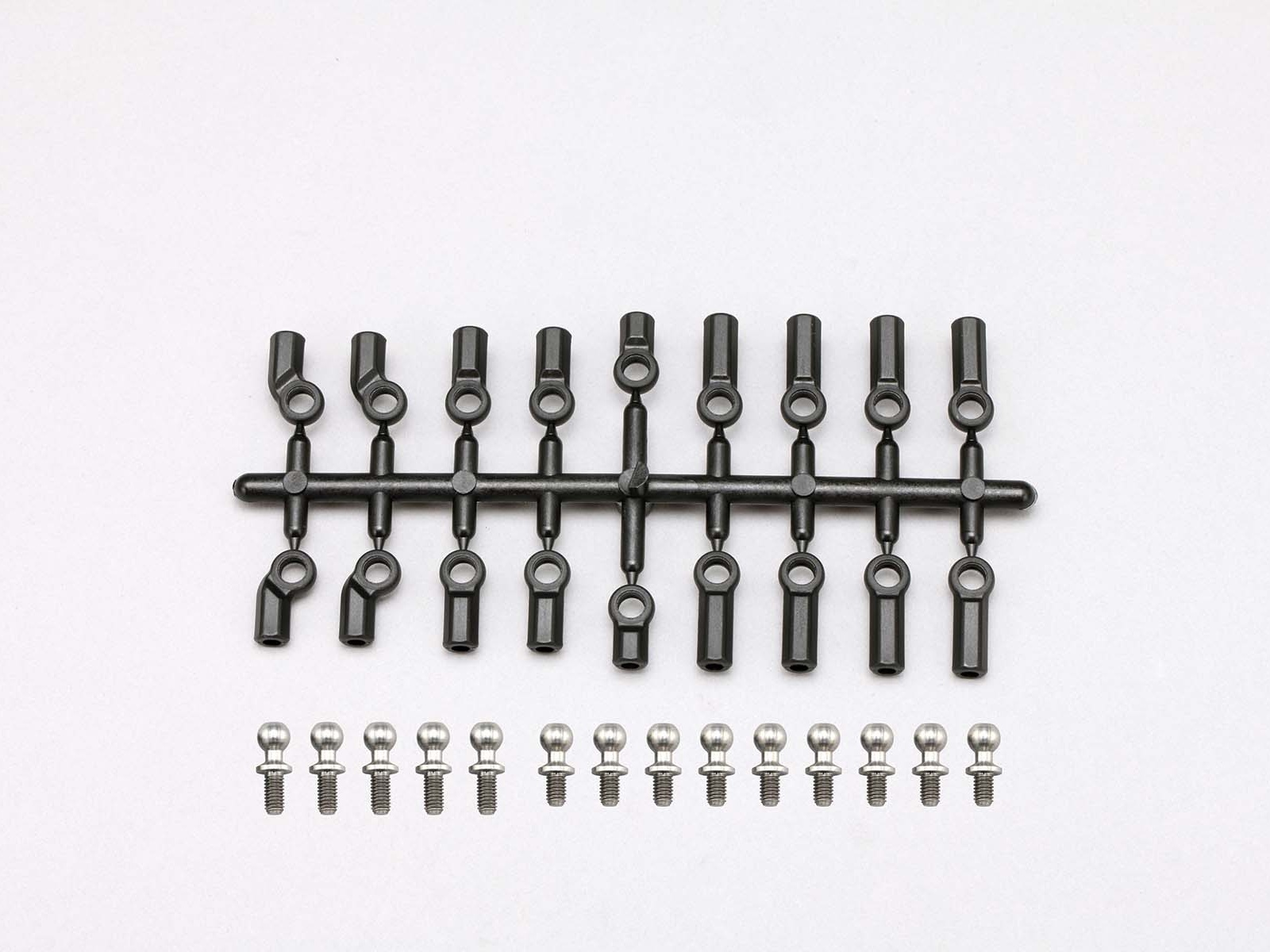 Yokomo High Precision Cutting Titanium Φ4.8mm Ball End Set Yokomo High Precision Cutting Titanium Φ4.8mm Ball End Set