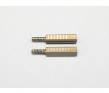 Yokomo Aluminium Rod End Adaptor 21mm for Front Lower A-Arm (2pcs)