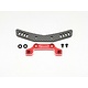 Hybrid Front Shock Tower (Carbon/Aluminum) for YD-2 / Red
