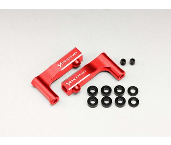 Yokomo Aluminum Front Upper I-Arm - Red (1 set)