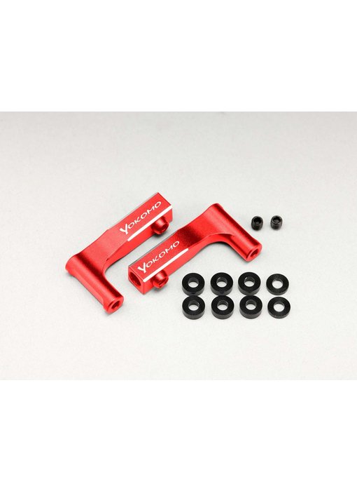 Yokomo Aluminum Front Upper I-Arm for YD-2 - Red (1 set)