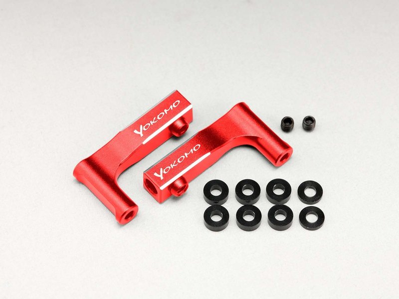 Yokomo Y2-R08FUIA - Aluminum Front Upper I-Arm for YD-2 - Red (1 set)