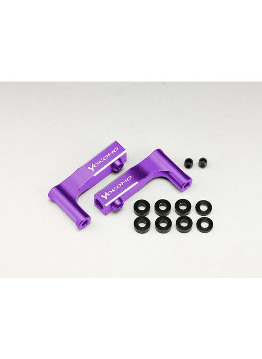 Yokomo Aluminum Front Upper I-Arm for YD-2 - Purple (1 set)