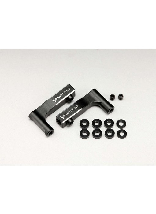 Yokomo Aluminum Front Upper I-Arm - Black (1 set)