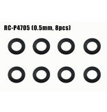 ReveD POM Spacer φ4.0mm x φ7.0mm x 0.5mm (8pcs)