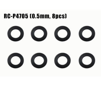 ReveD POM Spacer φ4.0mm x φ7.0mm x 0.5mm (8)