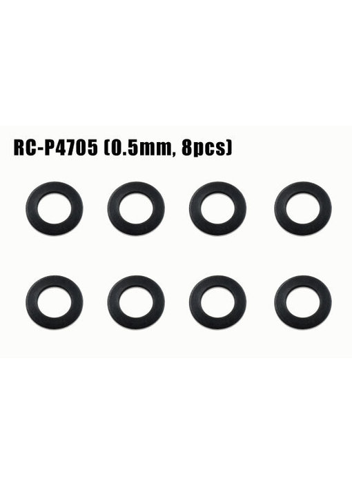 ReveD POM Spacer φ4.0mm x φ7.0mm x 0.5mm (8)