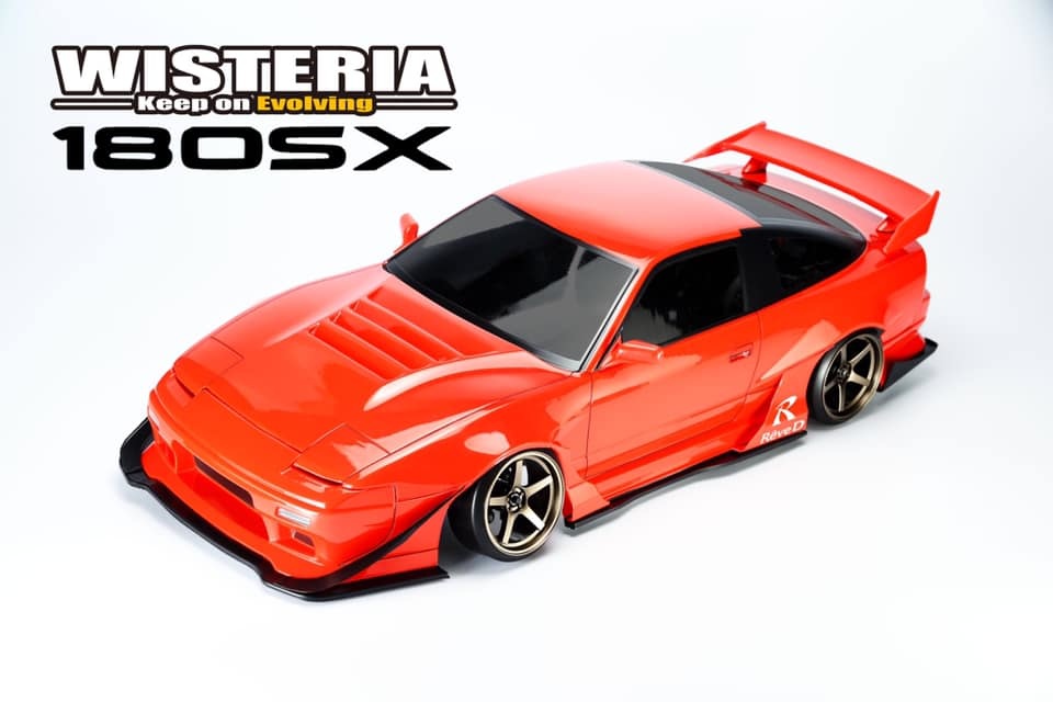 ReveD / DB-180SXW / Nissan 180SX WISTERIA Clear Body Set - Drifted