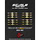 Bullet Scale Nut for DE Wheel (24) / Gold Chrome