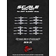 Long Scale Nut for DE Wheel (24) / Chrome