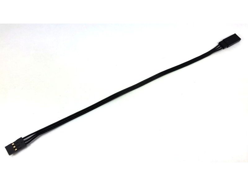 Sanwa Black Servo Extension Cable / Length: 200mm