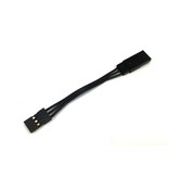 Sanwa Black Servo Extension Cable / Length: 50mm