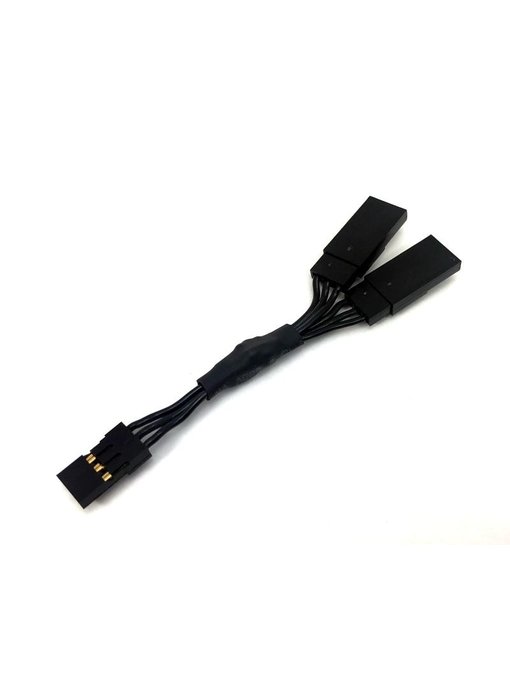 Sanwa Black Short Servo Y-Cable