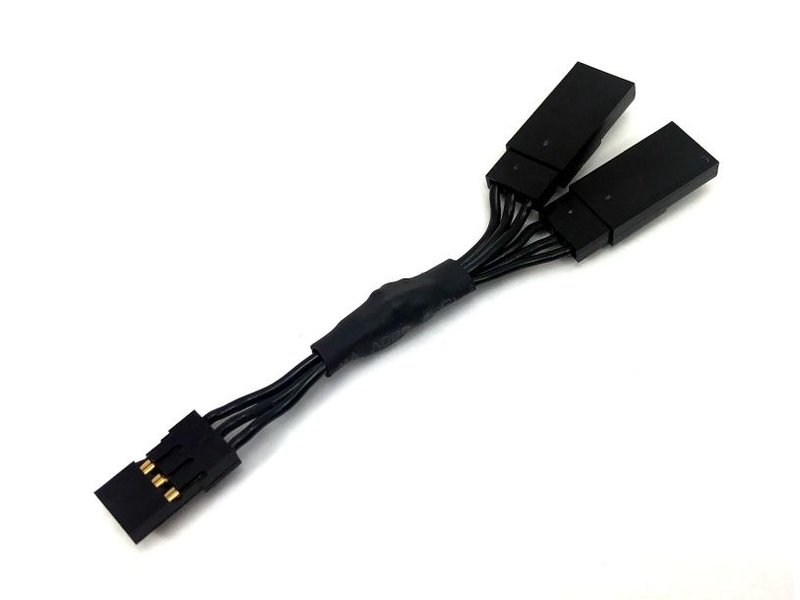 Sanwa Black Short Servo Y-Cable