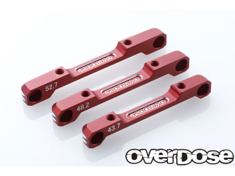 Overdose Aluminum Low Mount Suspension Mount Set type TC for GALM / Color: Red