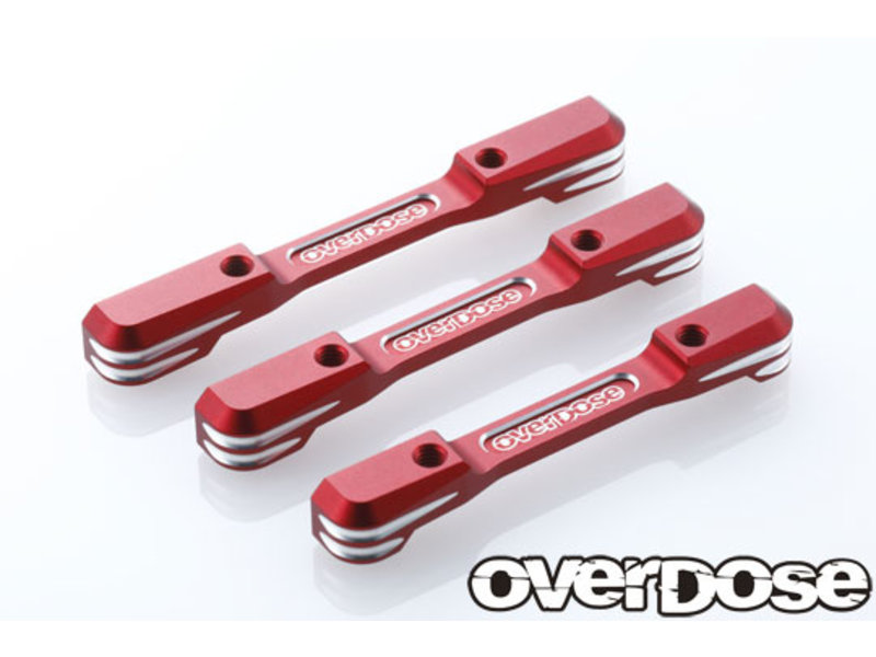 Overdose TC Alum. Low Mount Suspension Mount Set - Red Overdose TC Alum. Low Mount Suspension Mount Set - Red