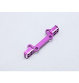 Yokomo Curved Slide Rack Upper Arm Mount - Purple Yokomo Curved Slide Rack Upper Arm Mount - Purple