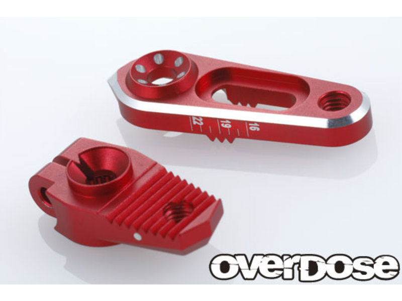 Overdose Aluminium Direct Servo Horn type JT 23T Sanwa, KO / Color: Purple