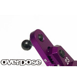 Overdose Aluminium Direct Servo Horn type JT 23T Sanwa, KO / Color: Purple