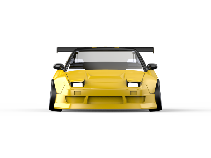 Rc Arlos 24K1000 - Nissan 240SX (S13) BN Sports Clear Body