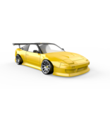 Rc Arlos 24K1000 - Nissan 240SX (S13) BN Sports Clear Body