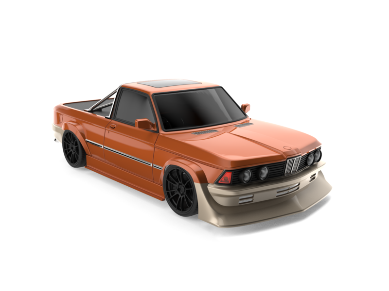 Rc Arlos AF-E21320PB - BMW 320 (E21) Pick-up Clear Body