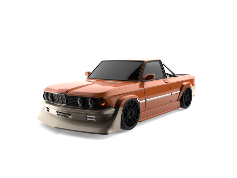 Rc Arlos AF-E21320PB - BMW 320 (E21) Pick-up Clear Body