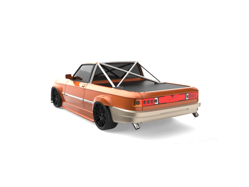 Rc Arlos AF-E21320PB - BMW 320 (E21) Pick-up Clear Body