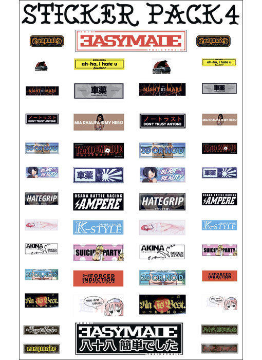 Easymade Sticker Pack M4