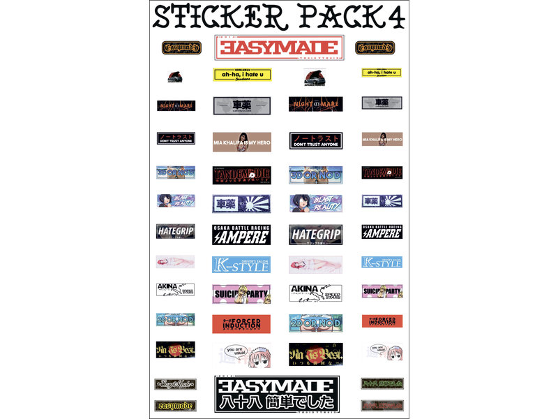 Easymade Sticker Pack M4