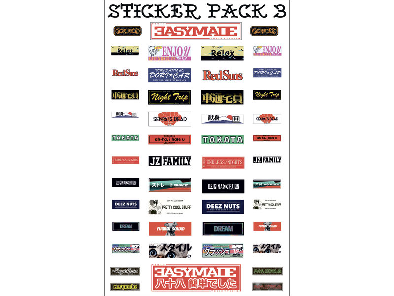 Easymade Sticker Pack M3