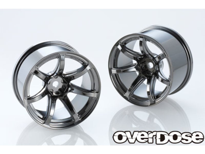 Overdose Work Emotion T7R 30mm / Color: Black Metal Chrome / Offset: 9mm (2)