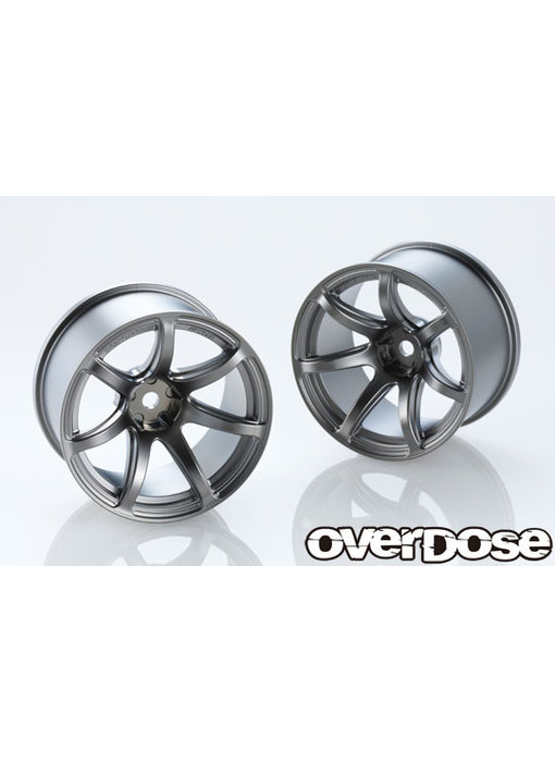 Overdose Work Emotion T7R 30mm / Matte Black Metal Chrome / 9mm (2)