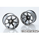 Work Emotion T7R 30mm / Matte Black Metal Chrome / 9mm (2)
