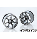 Overdose Work Emotion T7R 26mm / Color: Black Metal Chrome / Offset: 7mm (2) Overdose Work Emotion T7R 26mm / Color: Black Metal Chrome / Offset: 7mm (2)