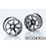 Overdose Work Emotion T7R 26mm / Color: Black Metal Chrome / Offset: 7mm (2)