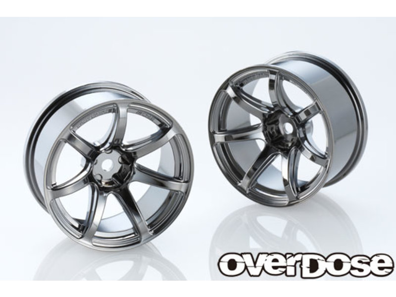 Overdose Work Emotion T7R 26mm / Color: Black Metal Chrome / Offset: 7mm (2)