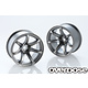 Work Emotion T7R 26mm / Matte Black Metal Chrome / 7mm (2)