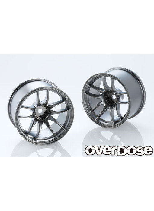 Overdose Work Emotion CR Kiwami 30mm / Matte Black Metal Chrome / 9mm (2)