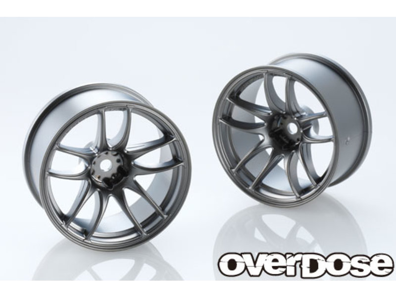 Overdose Work Emotion CR Kiwami 26mm / Color: Matte Black Metal Chrome / Offset: 7mm (2)