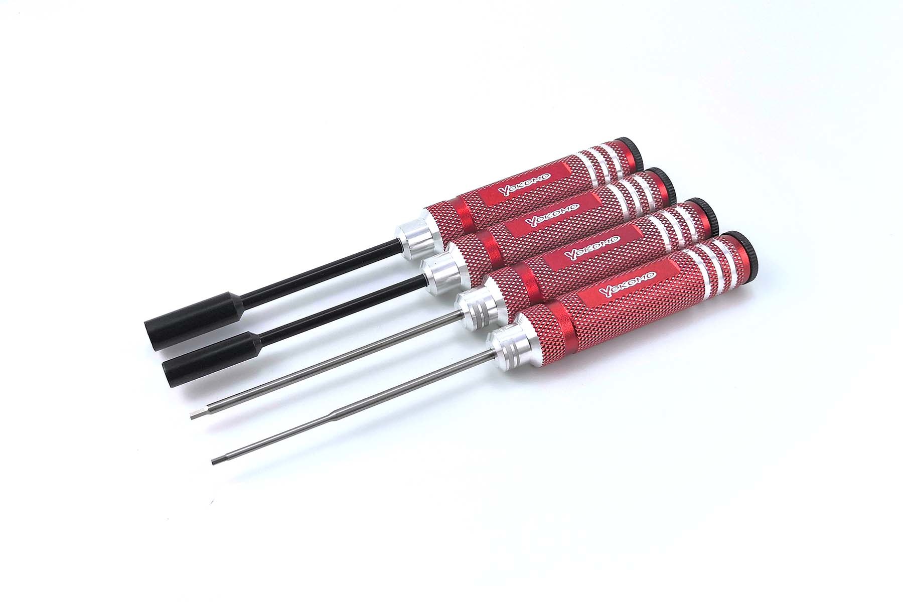 Yokomo Racing Tools Hex / Nut Driver Set - Red Yokomo Racing Tools Hex / Nut Driver Set - Red