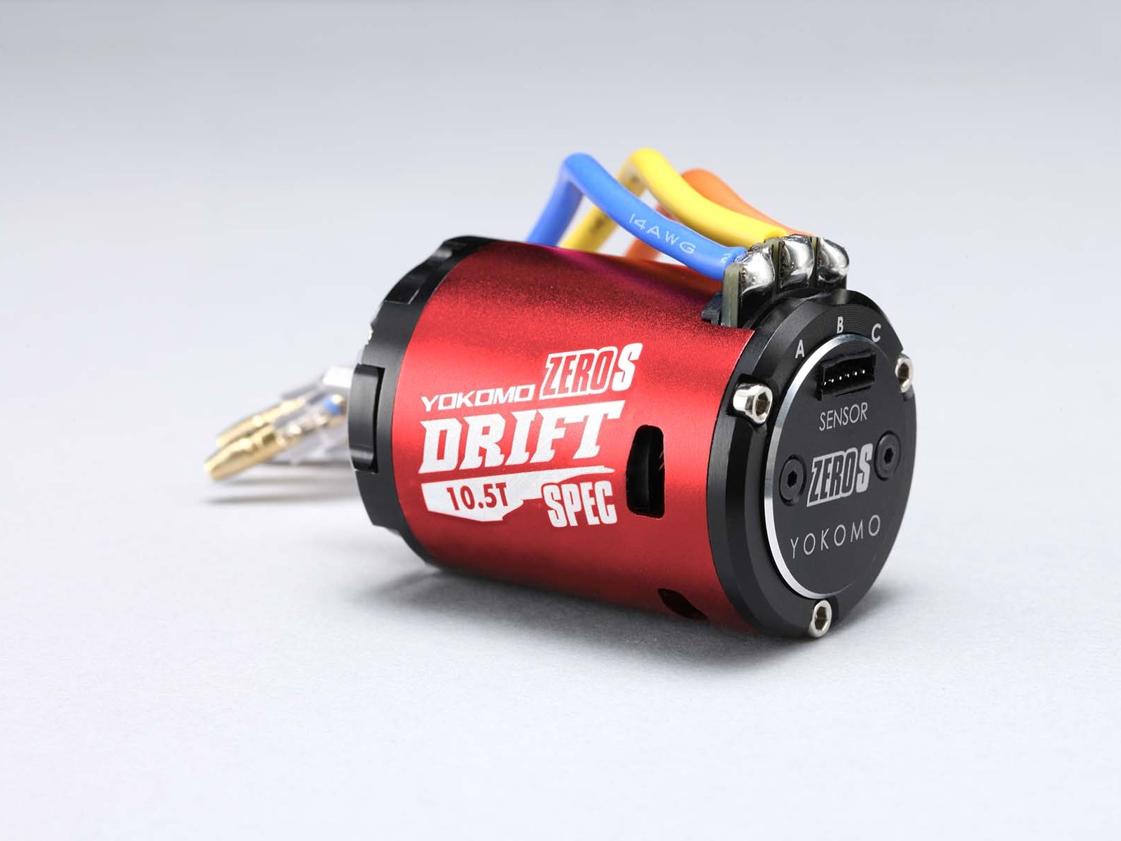 Yokomo ZERO-S DRIFT Blushless Motor 10.5T - Red Yokomo ZERO-S DRIFT Blushless Motor 10.5T - Red