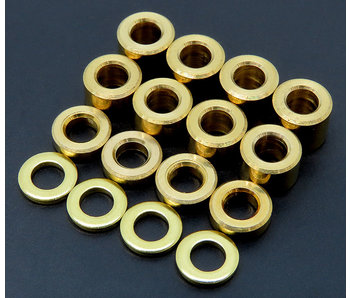 WRAP-UP Next Brass Spacer Set M3 1/2/4/6mm (4pcs each)