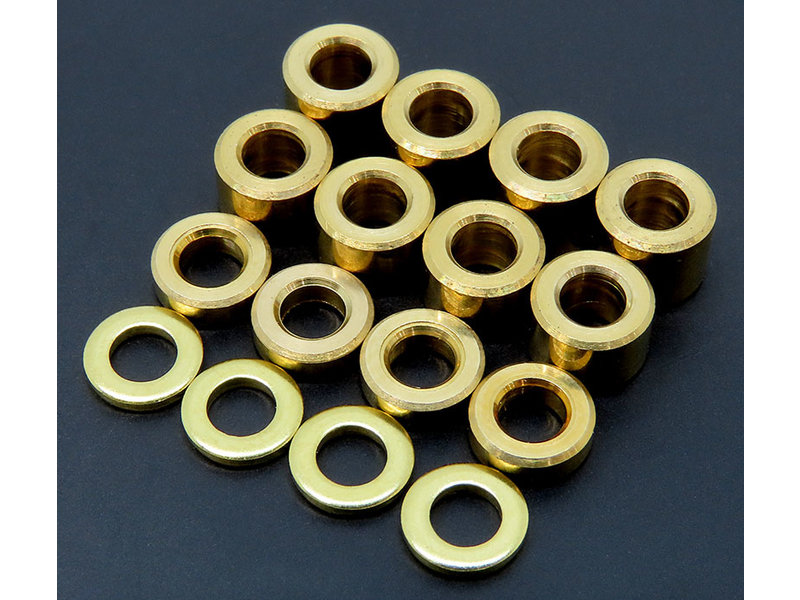 WRAP-UP Next 0593-FD - Brass Spacer Set M3 8/10/12/14mm (4pcs each)