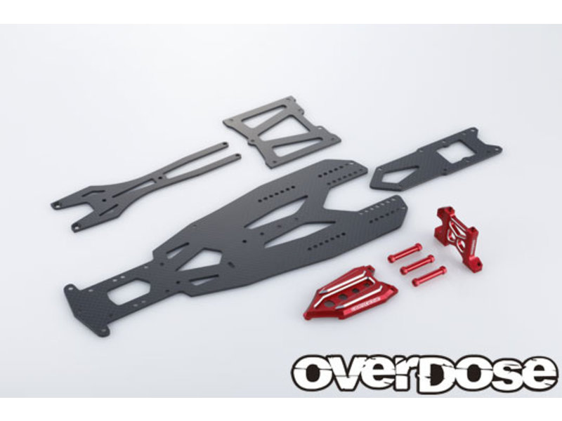 Overdose Transrange Chassis Set for GALM, GALM Ver.2 / Color: Red