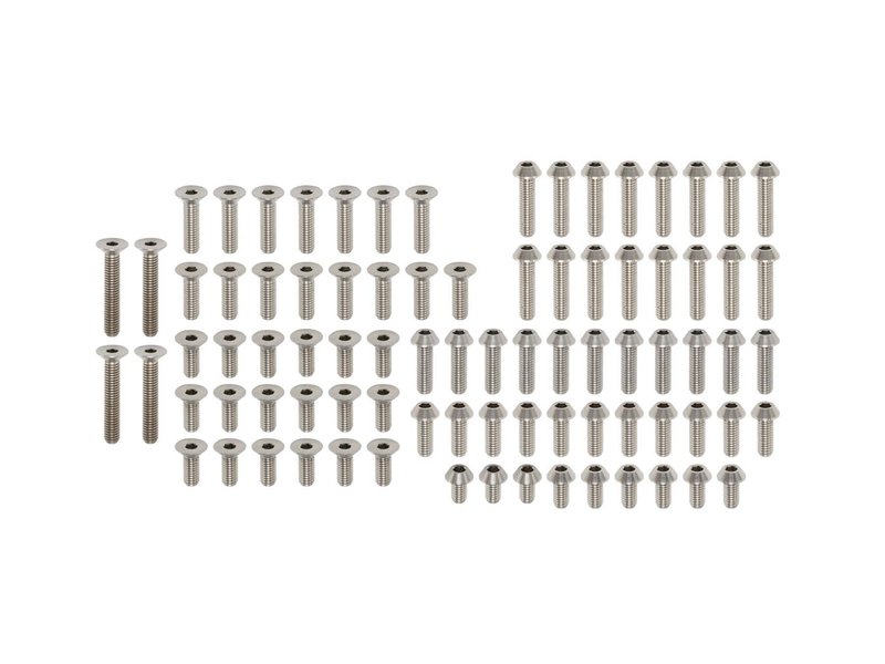 Yokomo RP-097-3A - Precision Machined Titanium Hex Screw Set for YD-2 SXIII (84pcs)